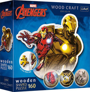 Trefl Wood Craft Origin Marvel Avengers Pussel Brave Iron Man 160 Bitar