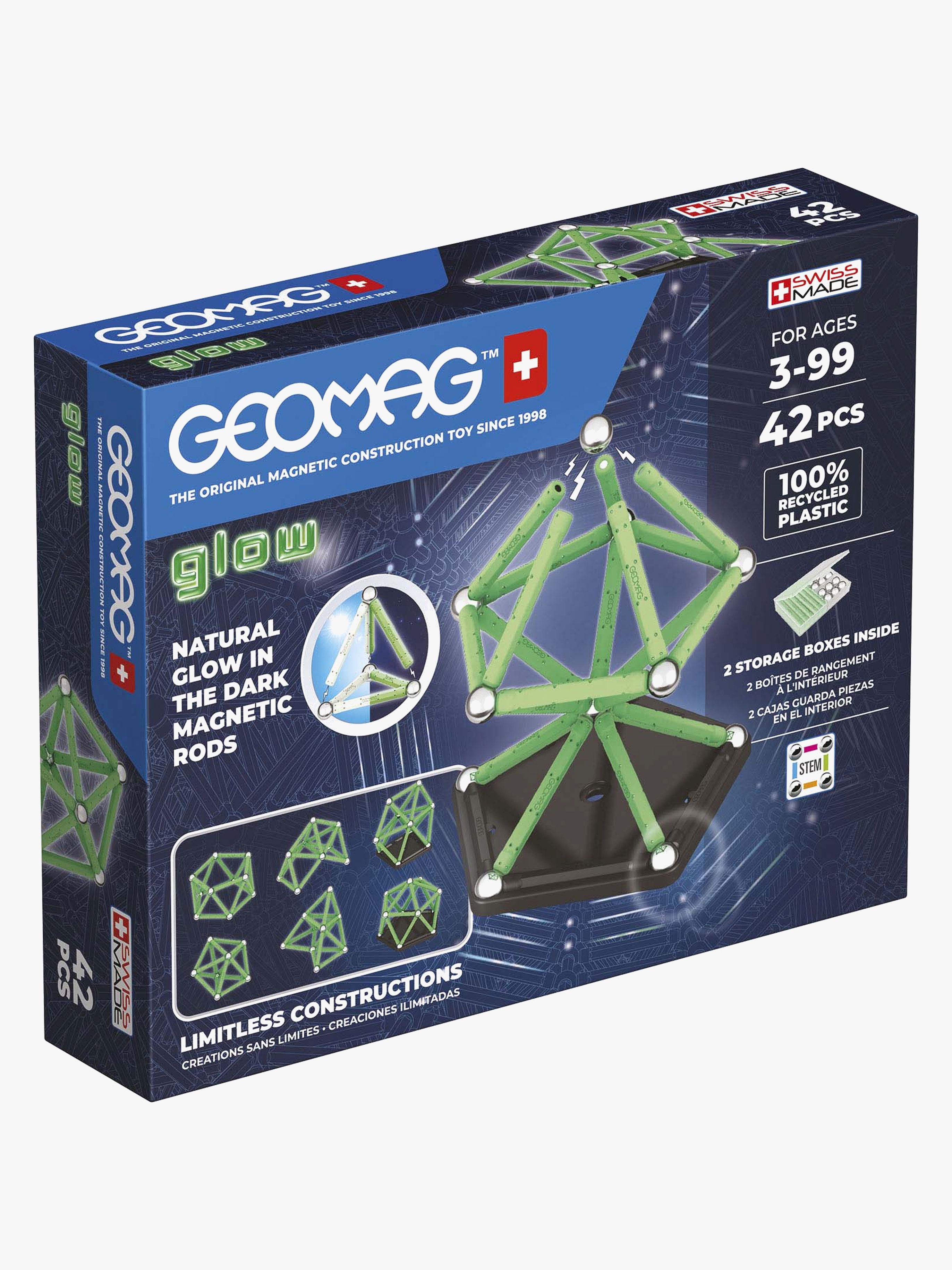 Geomag GLOW Byggsats 42 Delar
