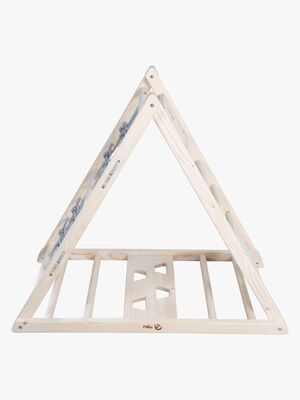 Roba Holz-Kletterdreieck, Grau/Natur
