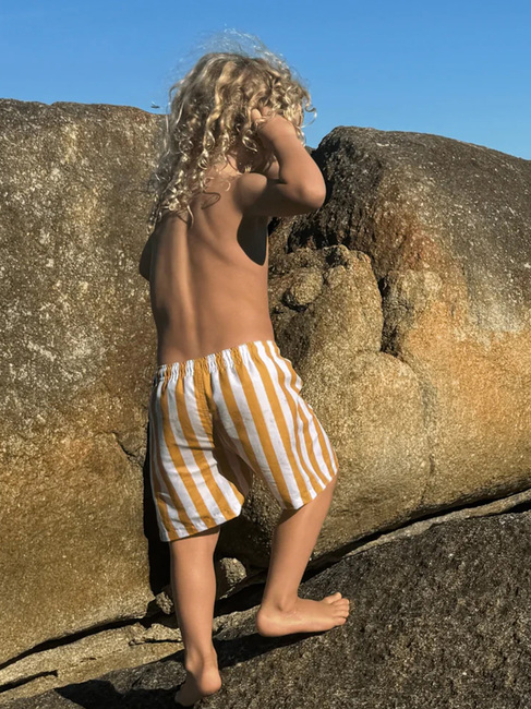 Swim Essentials Badshorts, Flow Yellow/White