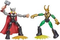 Marvel Avengers Bend And Flex Figur Thor vs Loki