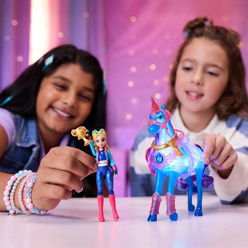 Unicorn Academy Figurset Isabel & River: Train & Glow