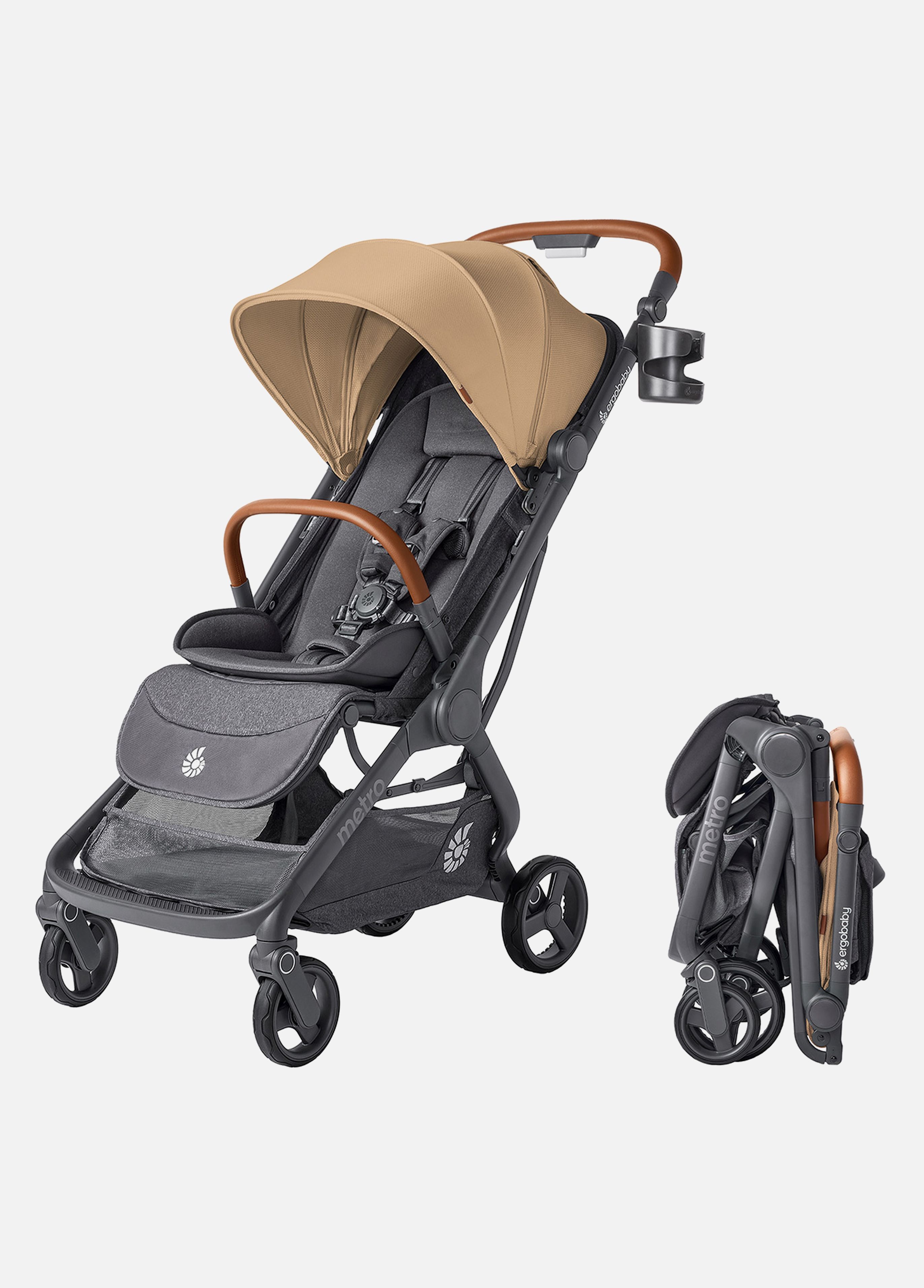 Ergobaby Metro 3 Deluxe Sulky, Camel