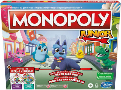 Monopoly Junior 2 spel i 1