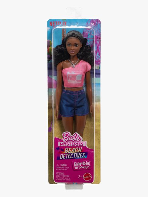 Barbie Beach Detective Docka Brooklyn
