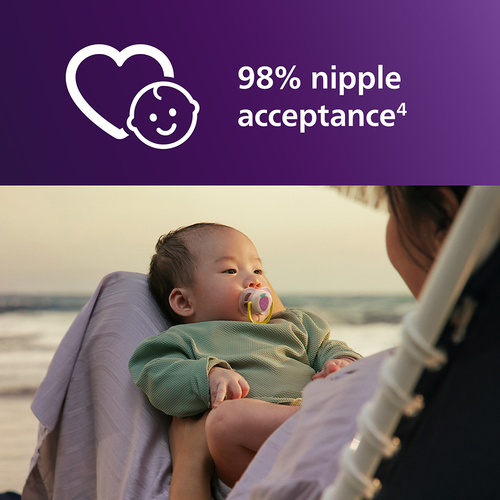 Philips Avent Ultra Air Napp 18m+ 2-Pack, Ljusgrön/Gul