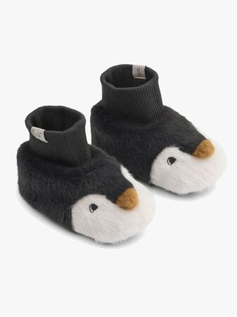 LIEWOOD Beth Penguin Plush Inneskor, Sandy / Dark grey