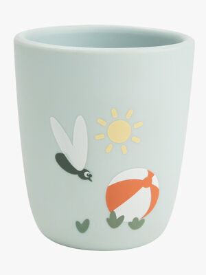 Done By Deer Playground Silikon Mugg, Blue