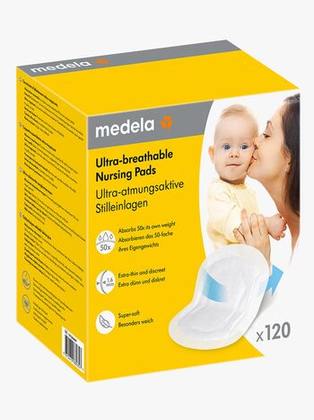 Medela Ultra -andningsbara Amningsinlägg 120-Pack