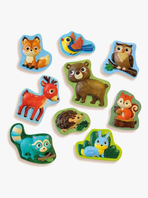 SES Creative Pysselset Gipsfigurer Skogens Djur