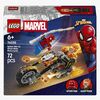LEGO Super Heroes 76335 Spider-Man mot Ghost Rider på motorcykel