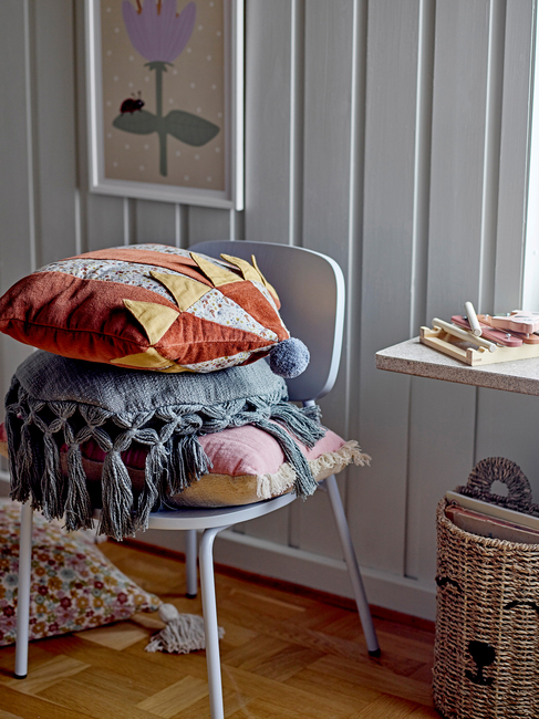 Bloomingville MINI Elinna Kudde, Blue