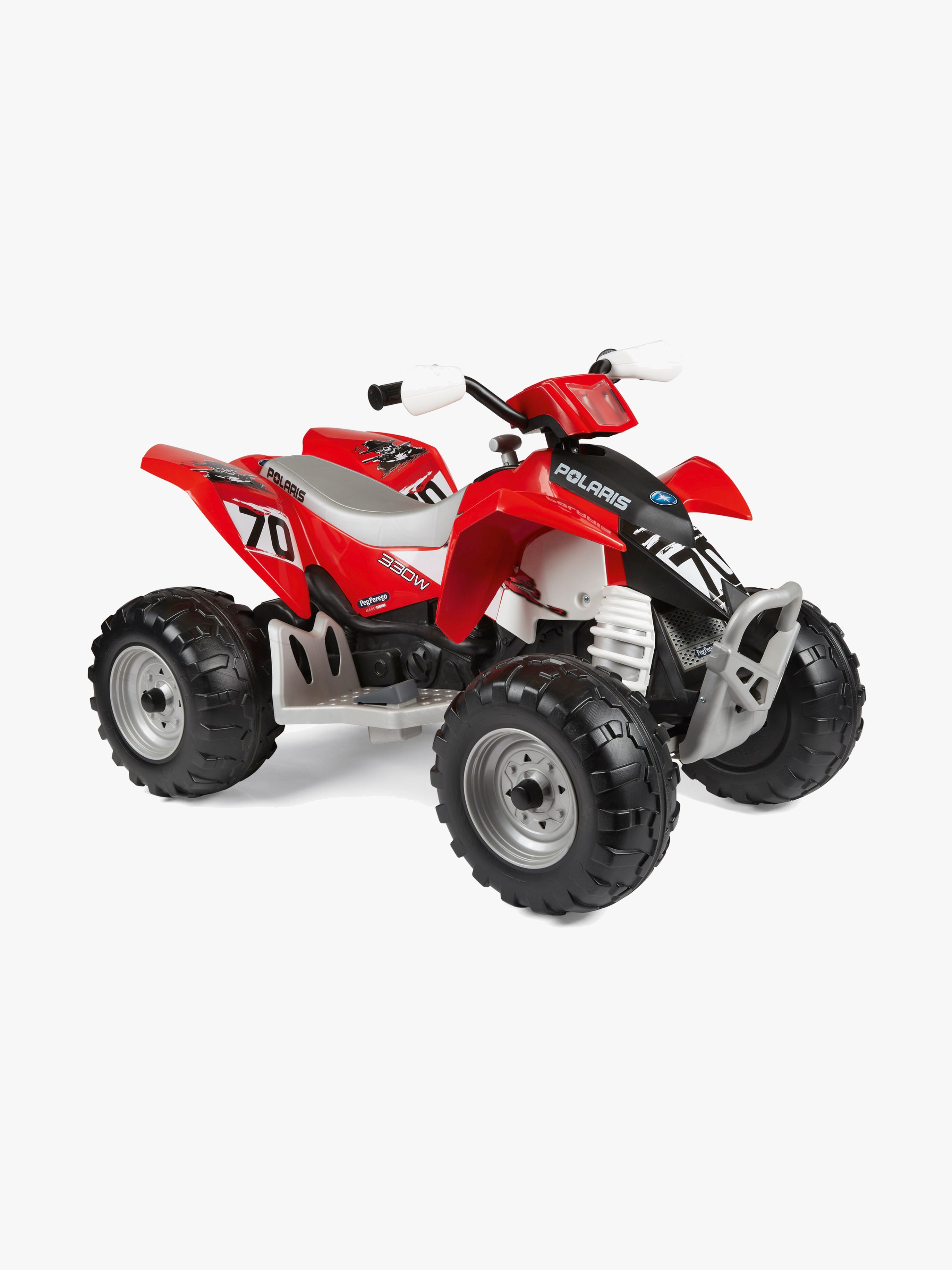PegPérego Polaris Outlaw Fyrhjuling 330W Röd/vit