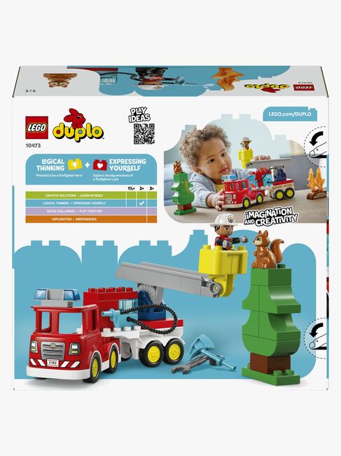 LEGO DUPLO Town 10473 Brandbil med slang och brandman
