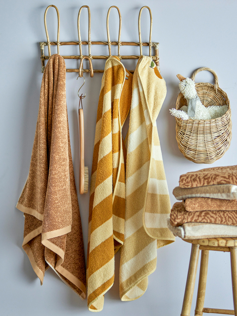 Bloomingville Agnes Handduk, Brown Cotton