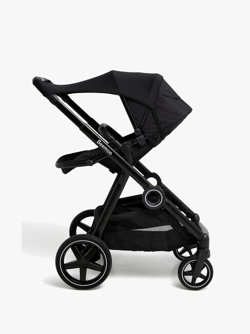 Beemoo  Elastiskt UV Solskydd Till Barnvagn & Babyskydd, Black