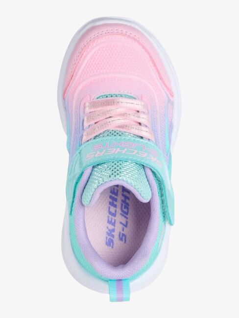 Skechers Sola Glow  Blinkande Sneakers, Blue