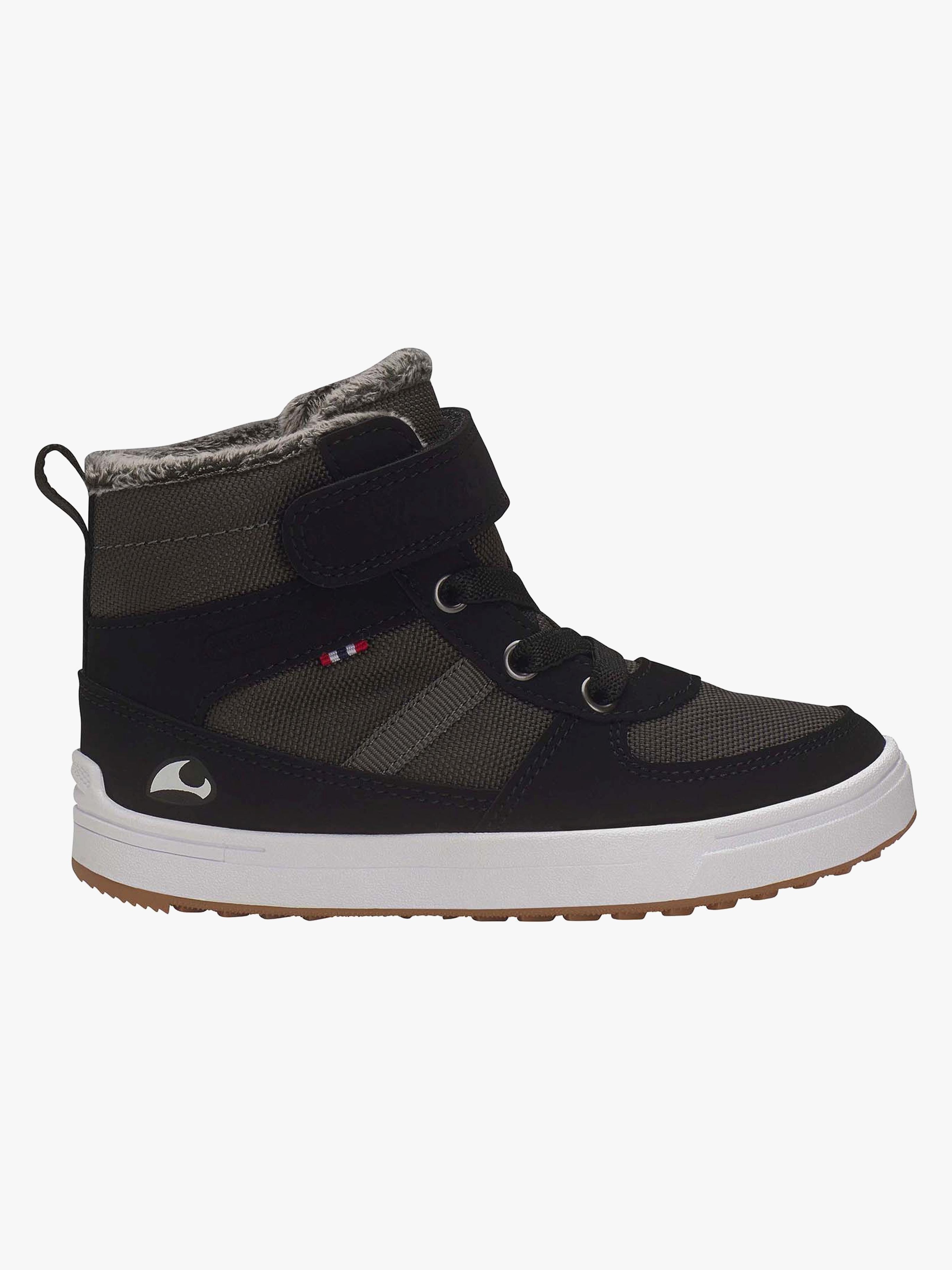 Viking Lucas Mid WP Warm Vinterkängor, Black/Charcoal, Stl 27