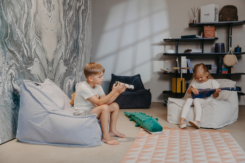 Yappy Kids Yappyhug Saccosäck, Light Grey