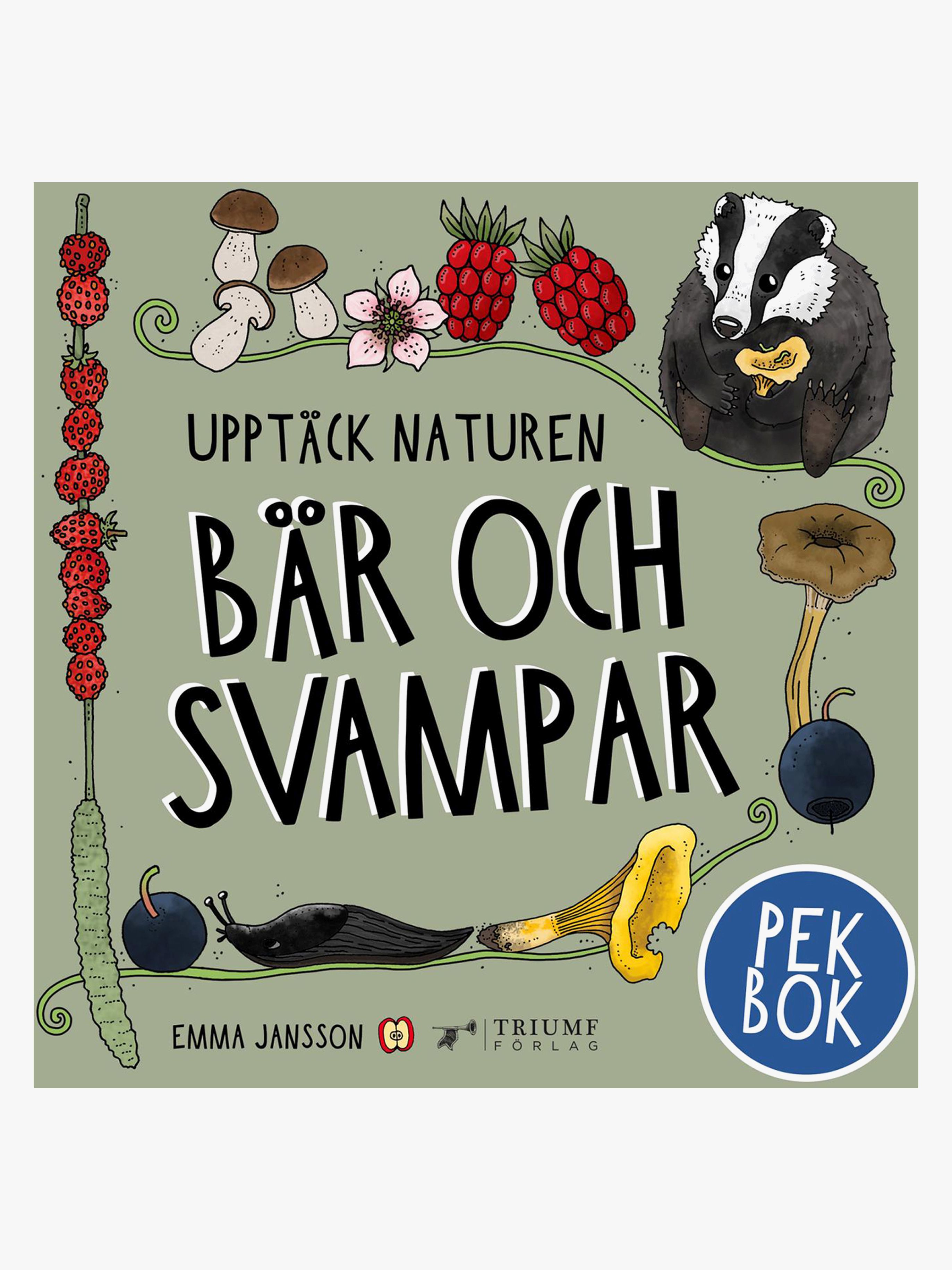 TriumfFörlag Upptäck naturen bär och svampar bok