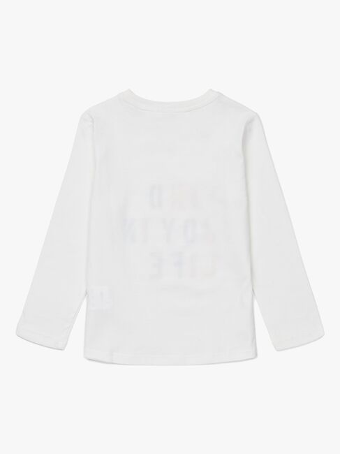 Luca & Lola Prato Långärmad T-Shirt, Offwhite