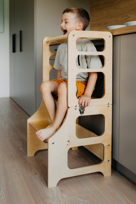 Duck Woodworks Fällbar Hjälpa Till Pall, Natur