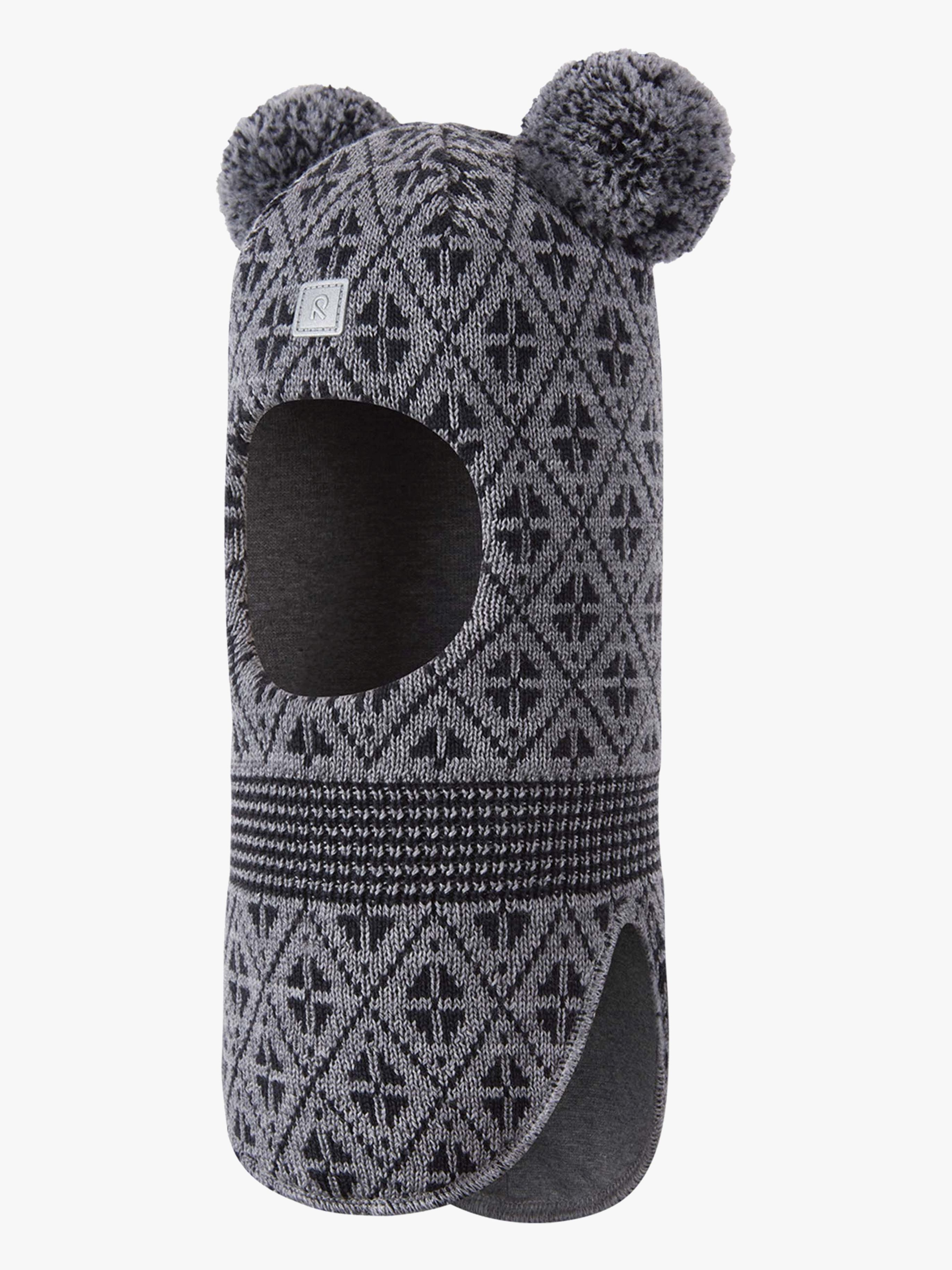 Reima Kuuraan Balaklava Merinoull, Melange Grey, 48