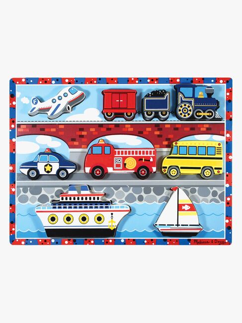 Melissa & Doug Pussel Bilar 9 bitar