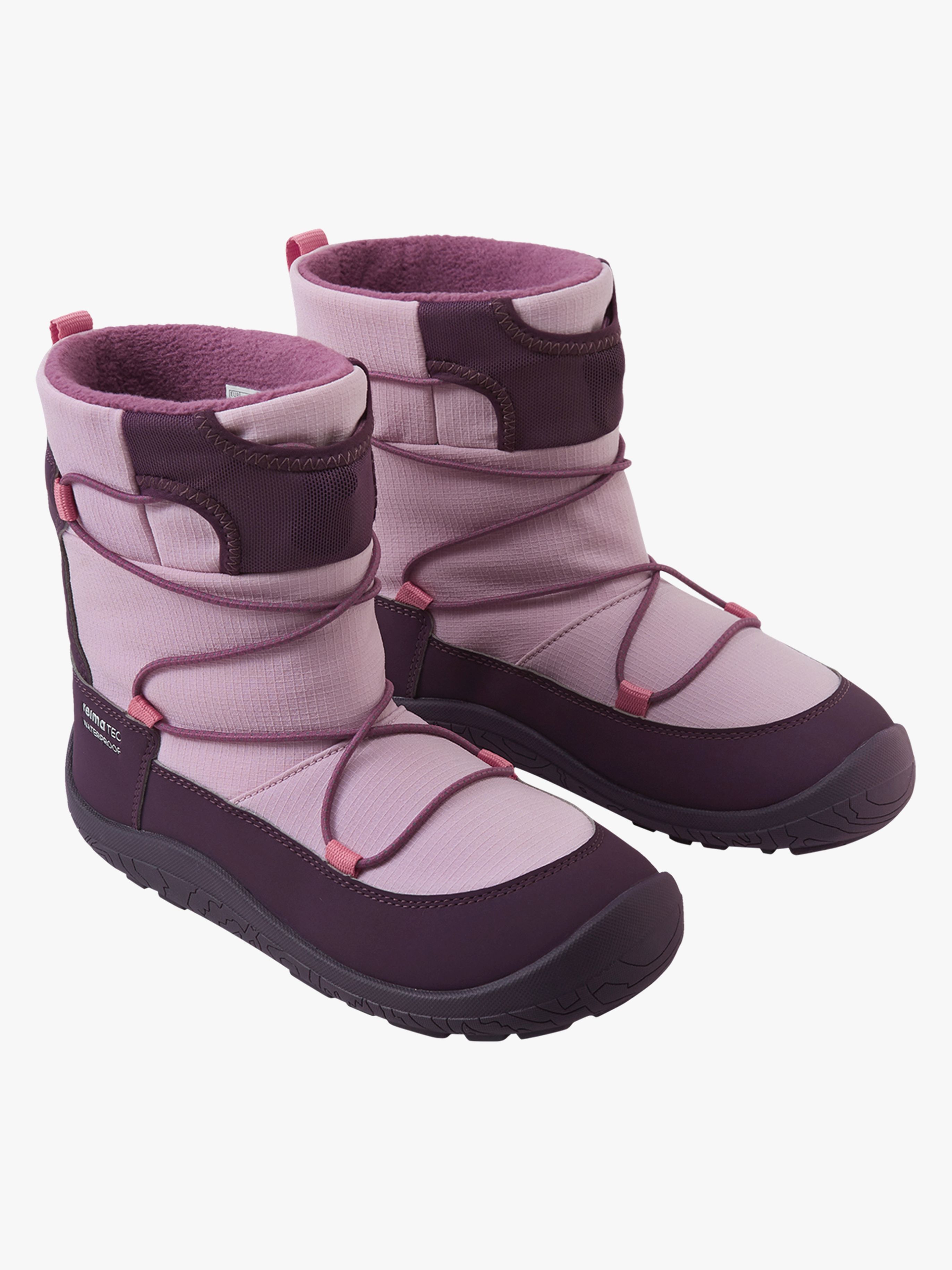 Reimatec Ensilumi Barefoot Jr Vinterkängor, Deep Purple, 36