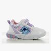 Disney Lilo & Stitch  Blinkande Sneakers, White/Lilac