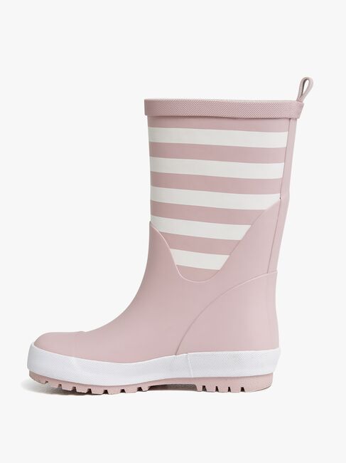 Nordbjørn Dagg Gummistövlar, Rosa/vit