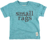 Small Rags T-Shirt, Turq Melange