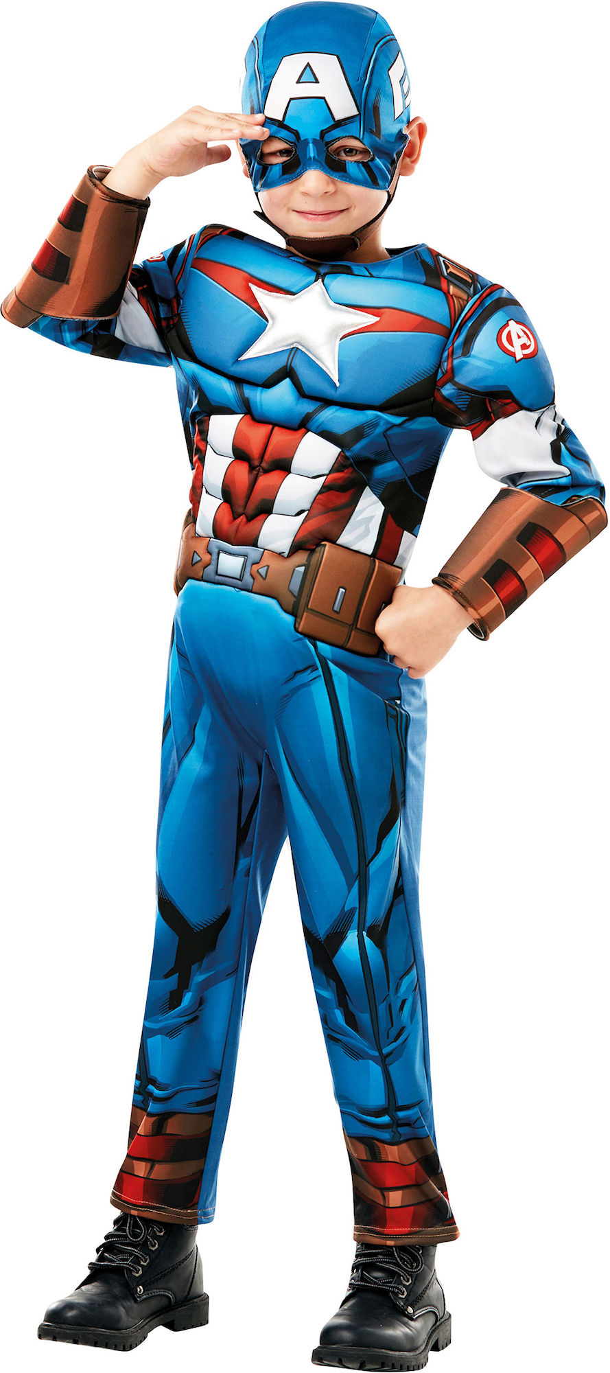 Marvel Avengers Utklädnad Captain America 3-4 år