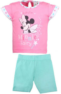 Disney Mimmi Pigg T-shirt Och Byxa, Rosa/Turkos