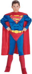 Superman Utklädnad Med Muskler