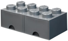LEGO Förvaring Med Låda 8, Dark Grey