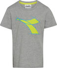 Diadora T-Shirt, Light Mid Grey Mel 