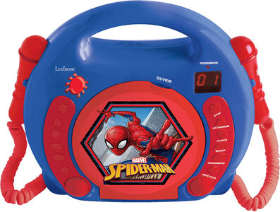Marvel Spider-Man CD-spelare Med Mikrofon