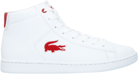 Lacoste Carnaby Evo Mid 3181 Sneaker, White/Red