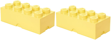 LEGO förvaring Paket Stor 2p, Gul