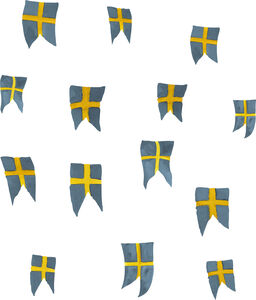 That's Mine Wallsticker Svensk flagga 14 st