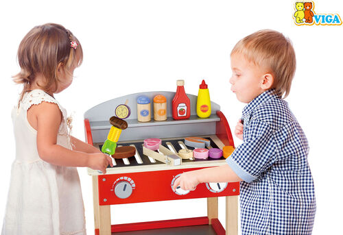 VIGA Grill Med Tillbehör