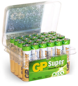 GP Batterier Super Alkaline AAA 24A LR03 24-pack