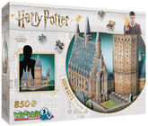 Harry Potter 3D-pussel Stora Salen Hogwarts 850 bitar