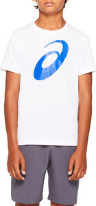 Asics Big Spiral T-shirt, Brilliant White