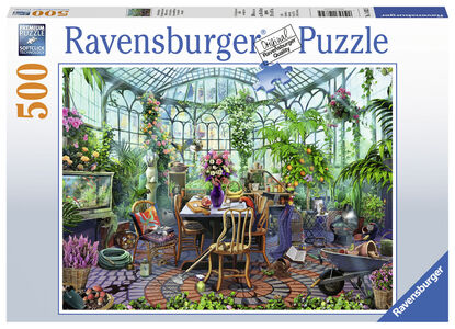 Ravensburger Pussel Greenhouse Mornings 500 Bitar