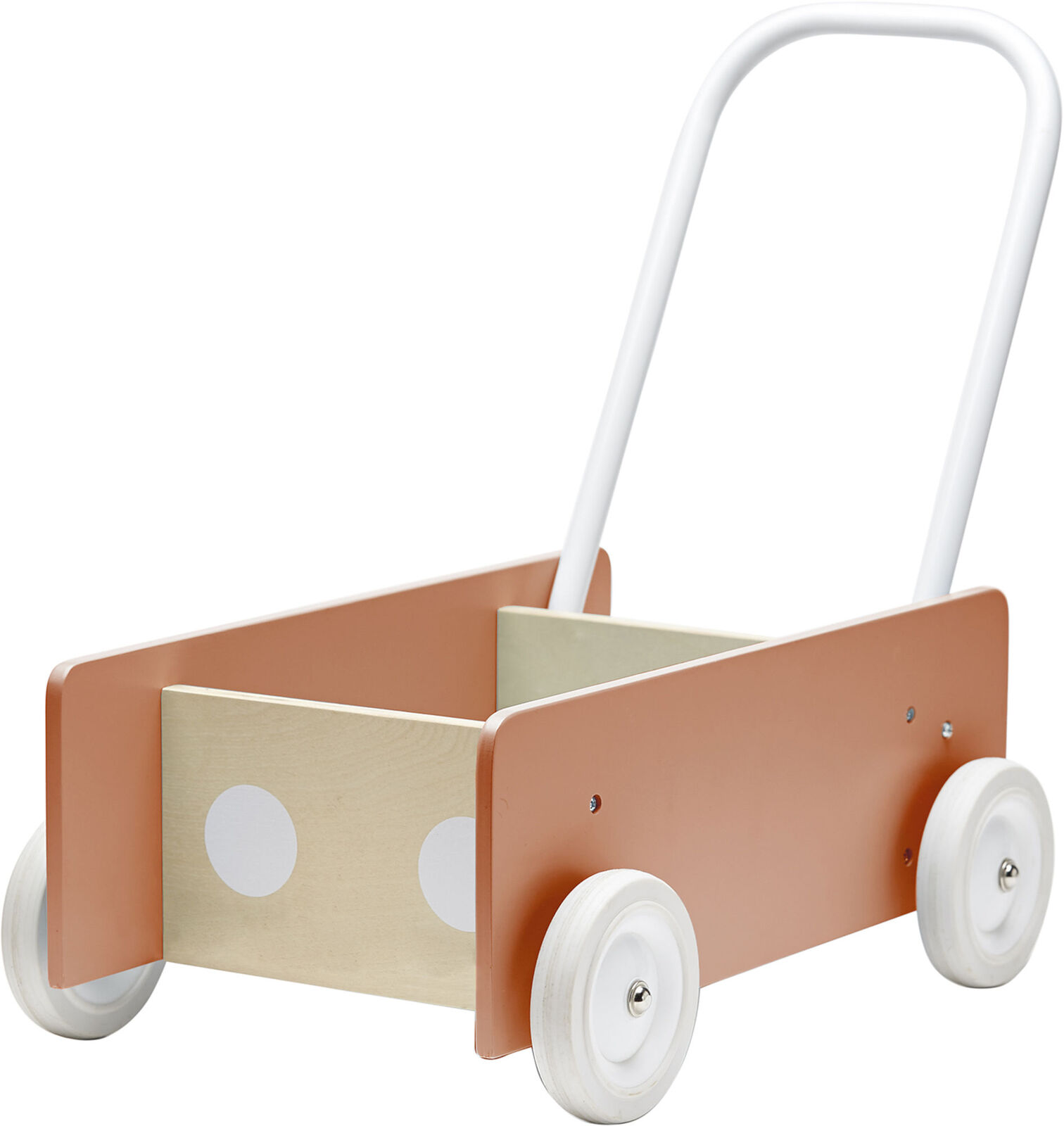 Kids Concept Lära-Gå-Vagn, Aprikos
