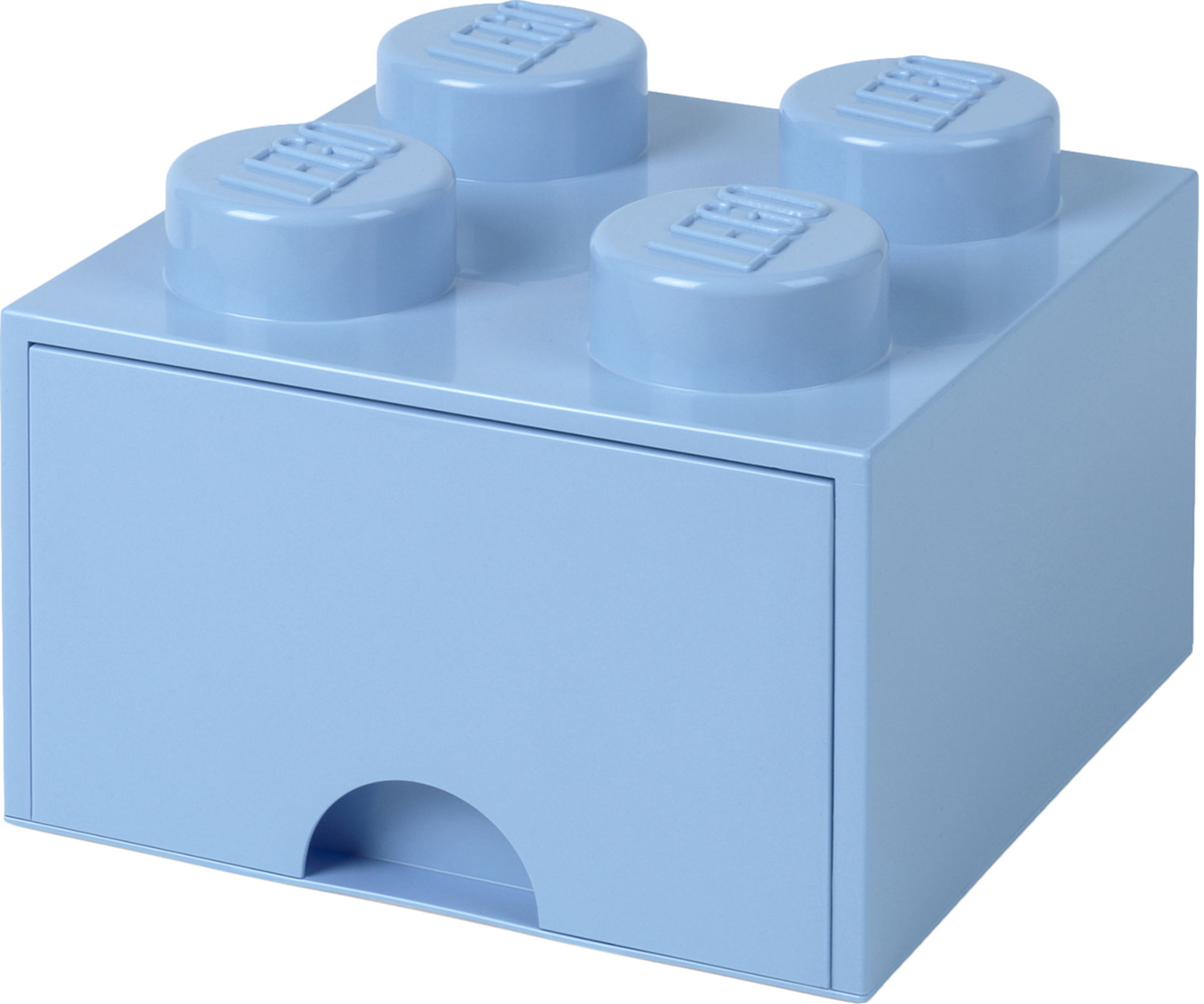 LEGO Förvaring med låda 4 Ljusblå