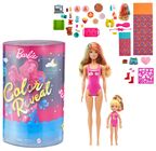 Barbie Color Reveal-dockor Med Tillbehör Slumber Party