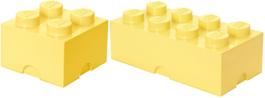 LEGO förvaring Paket Liten/Stor, Gul